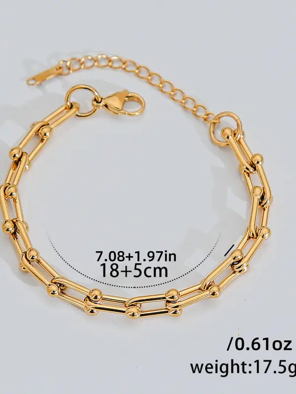 Chunky Horseshoe Bracelet