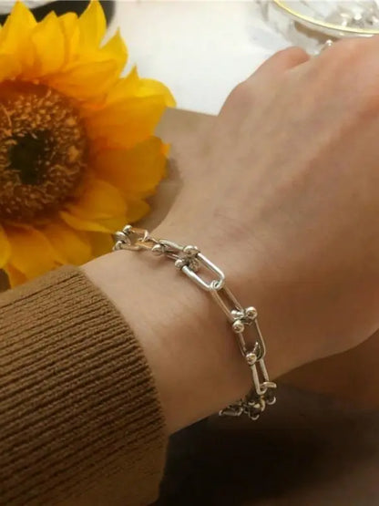 Chunky Horseshoe Bracelet