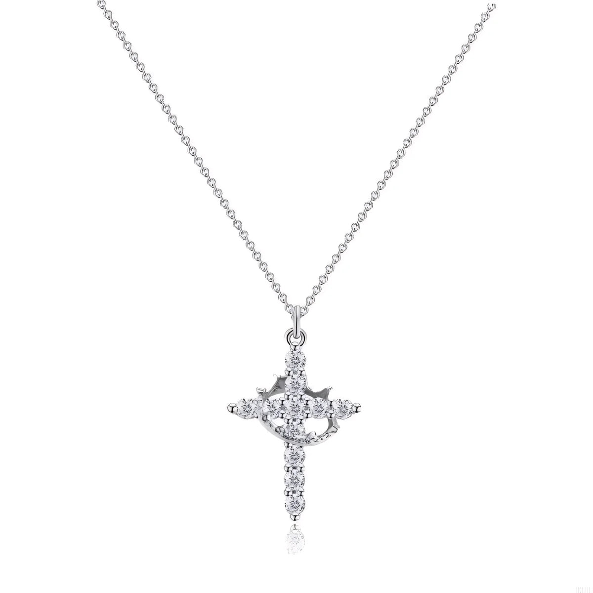 Crown Cross Necklace