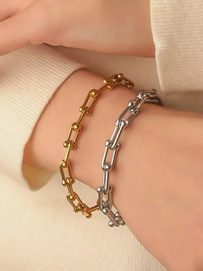 Chunky Horseshoe Bracelet