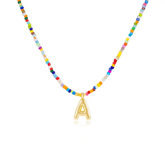 Colorful Letter Necklace