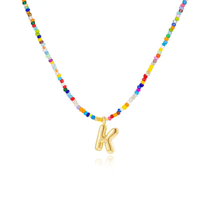 Colorful Letter Necklace