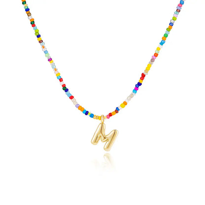 Colorful Letter Necklace