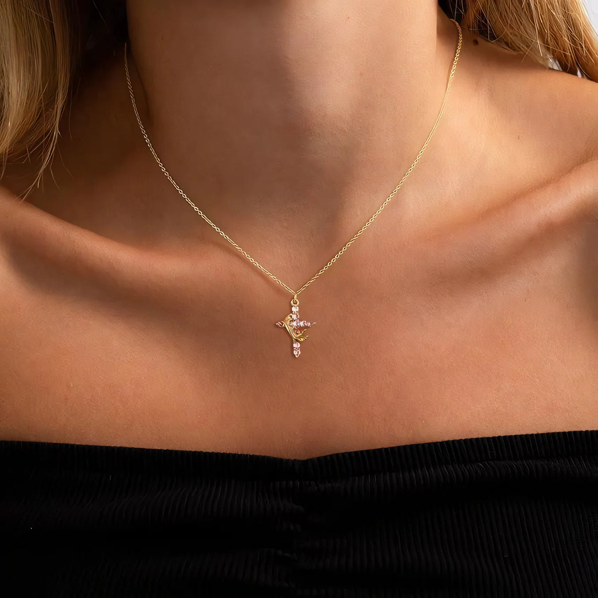 Crown Cross Necklace