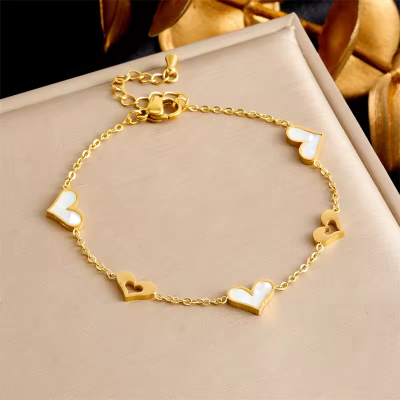 Shell Heart Jewelry Set